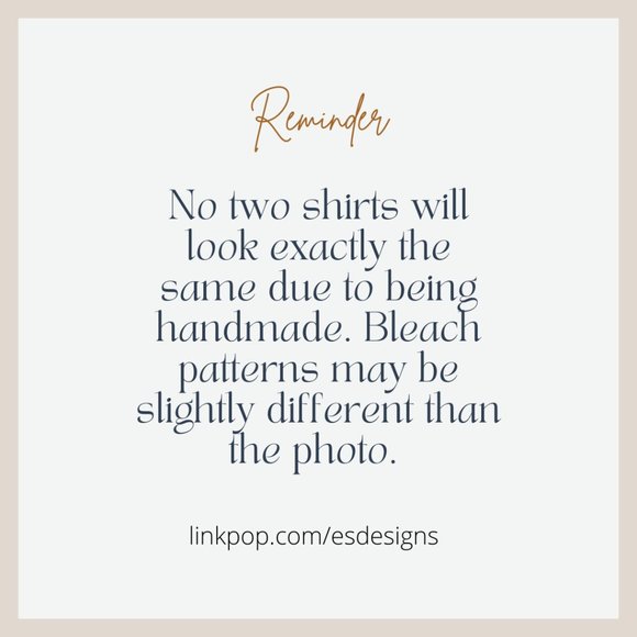 Peace Love Sunshine Sunflower Gray Bleached Handmade Graphic Tee T-Shirt - Picture 5 of 6